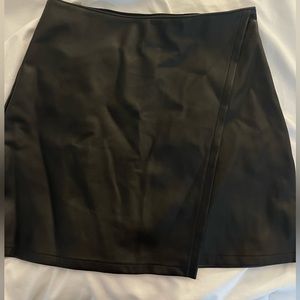 Black high waisted skirt